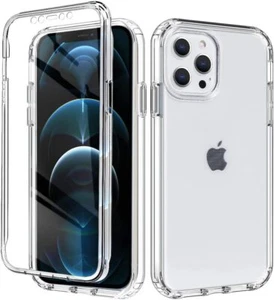 360° Front and Back Case For iPhone 16 Pro Max 14 13 12 15 Pro Max XR SE 7 8 16E - Picture 1 of 7