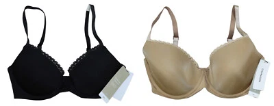 Calvin Klein Seductive Comfort Underwire Lace Accented Women's Demi Bra NWT - Image 1 of 4