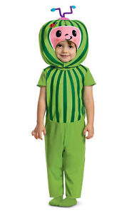 Cocomelon Melon Toddler Boys Girls Child Costume Size 6-12 Months NEW