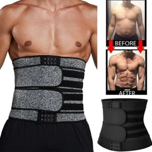 Women Waist Trainer Sweat Shaper Belt Sculpt Body Tummy Slimmer Shapewear Girdle - Picture 1 of 12