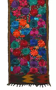 Tradtional Mexican Flower Table Runner 92 in - Picture 1 of 2