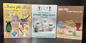 Lot 3 Fenton Glass Reference Books - Patterns, Milk Glass, Colors, 1931-1985 - Picture 1 of 12
