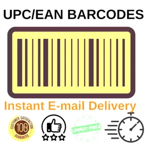 7.000 EAN UPC CODES FOR ALL MARKETPLACES WHATSAPP +393505105070 I can SEND TEST - Picture 1 of 1