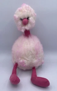 "Felpa de avestruz Jellycat frambuesa ondulada pájaro emú rosa pom animal de peluche 15""" - Imagen 1 de 6