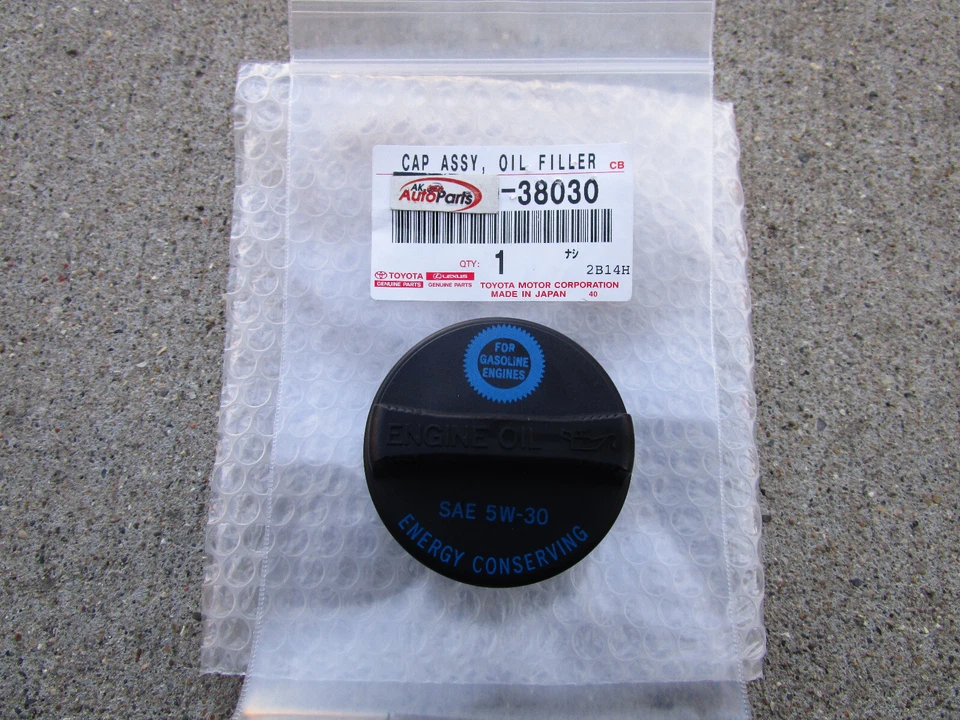 SE ADAPTA A: 09 - 13 TAPA DE LLENADO DE ACEITE DE MOTOR TOYOTA COROLLA OEM NUEVO Foto 1 de 3
