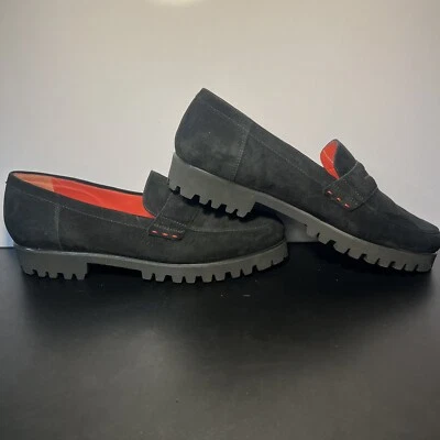Mocasín para mujer PAS DE ROUGE Marta suela de gamuza negra Penny 41 Foto 1 de 4