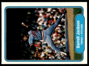 1982 Fleer 555 Darrell Jackson  Minnesota Twins Baseball Card