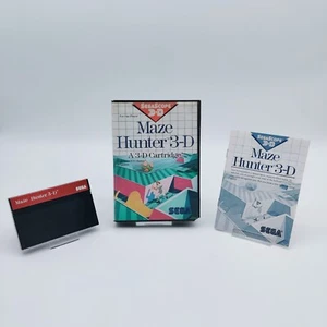Sega Master System Spiel - Maze Hunter 3-D - Komplett - CiB OVP - RARE - Selten - Picture 1 of 9