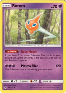 x4 Rotom - 40/131 - Rare Pokemon SM6 Forbidden Light M/NM English - Bild 1 von 1