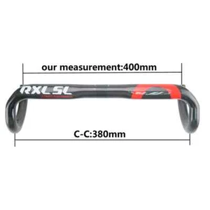 380/400/420/440mm Carbon Road Bicylce Handlebar 31.8mm Drop Bar Cycling Bent Bar - Picture 1 of 46