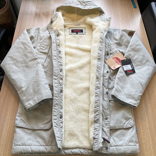 OFF WHITE Fjallraven Kangos Parka Uomo Piccolo Off White G1000 Sherpa Foderato Termolite