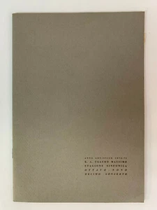 93112 LIBRETTO D'OPERA - Teatro Massimo 1970 Palermo - Quartetto Vegh - Picture 1 of 3