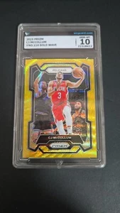 2023-24 PRIZM CJ MCCOLLUM /10 NO.114 GOLD WAVE WCG 10 ≈ PSA 10 G - Picture 1 of 2