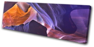 Antilope Canyon Arizona USA Wahrzeichen EINZELNE LEINWAND WANDBILD Bild Druck - Bild 1 von 1