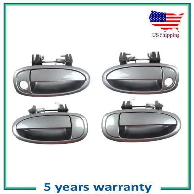Front & Rear Outside Door Handle For 1995-1999 Toyota Avalon Silver Spruce 6M3 - Image 1 of 4