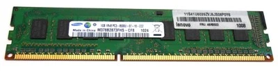 SAMSUNG DDR3 SDRAM DIMM, MEMORY CARD, M378B2873FHS-CF8, 1GB 1RX8 PC3-8500U - Image 1 of 4