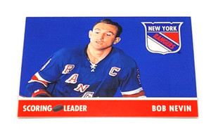1995-96 Parkhurst Hockey 1966-67 Design Scoring Leader Bob Nevin Rangers #144