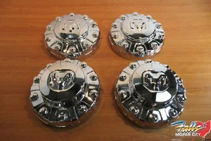2019-2025 Dodge Ram 4500 5500 Two Front & Two Rear Wheel Center Hub Caps New OEM - Picture 1 of 10
