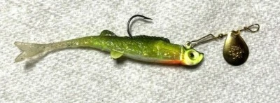 MINNOW FRY             In-Line Spinner    3"    FATHEAD/CRAPPIE  - Image 1 of 2