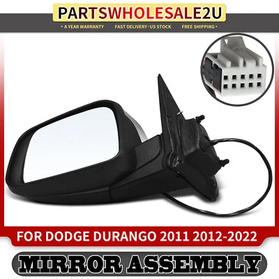 Left Power Mirror w/ Heated Signal Blind Spot Memory for Dodge Durango 2011-2022 - Изображение 1 из 4