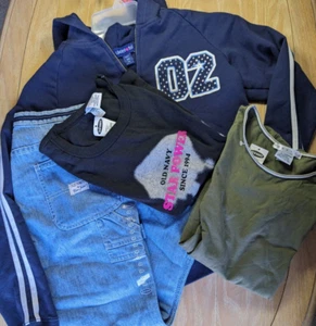 Girls Size 16 Jeans Tops Jacket Jean Capri Shirt CLOTHES LOT Extra Large XXL NEW - Picture 1 of 24
