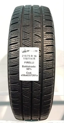 NEUMÁTICOS USADOS PIEZAS 2 PIRELLI CARRIER WINTER 215/75 R16 116/114R INVERNALI - Imagen 1 de 4