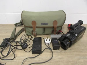 Sony Handycam CCD-F340E Video 8 Video Camera Recorder Black w/ Accessories - Picture 1 of 8