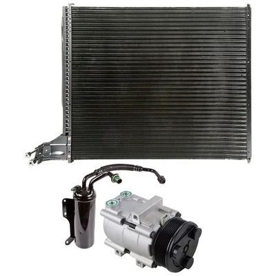 For Ford E-150 Econoline Club Wagon AC Compressor w/ A/C Condenser & Drier GAP - Изображение 1 из 4