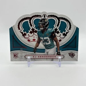 2020 Panini Chronicles Crown Royale Red /199 CJ Henderson #CR-30 Rookie RC - Picture 1 of 2