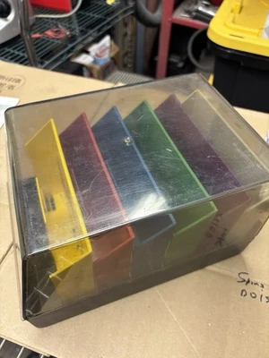 Floppy Disk Storage Case SRW Computer Component Co Minidex 78 5-1/4” Disks - Image 1 of 3