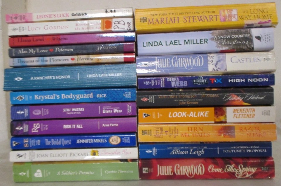 Nora Roberts / Danielle Steel / Romance Mass Market Paperbacks Lot of 44 - Image 1 of 4