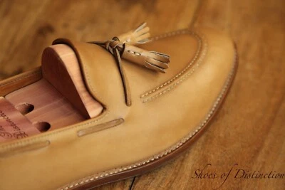 Zapatos Mocasines Paul Smith Marrón Tostado Beige Cuero Borlas Para Hombre UK 8 EU 42 US 9 Foto 1 de 4