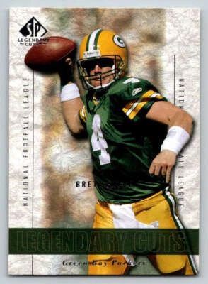 2002 SP Legendary Cuts #62 Brett Favre (ref 220537) - Image 1 of 2