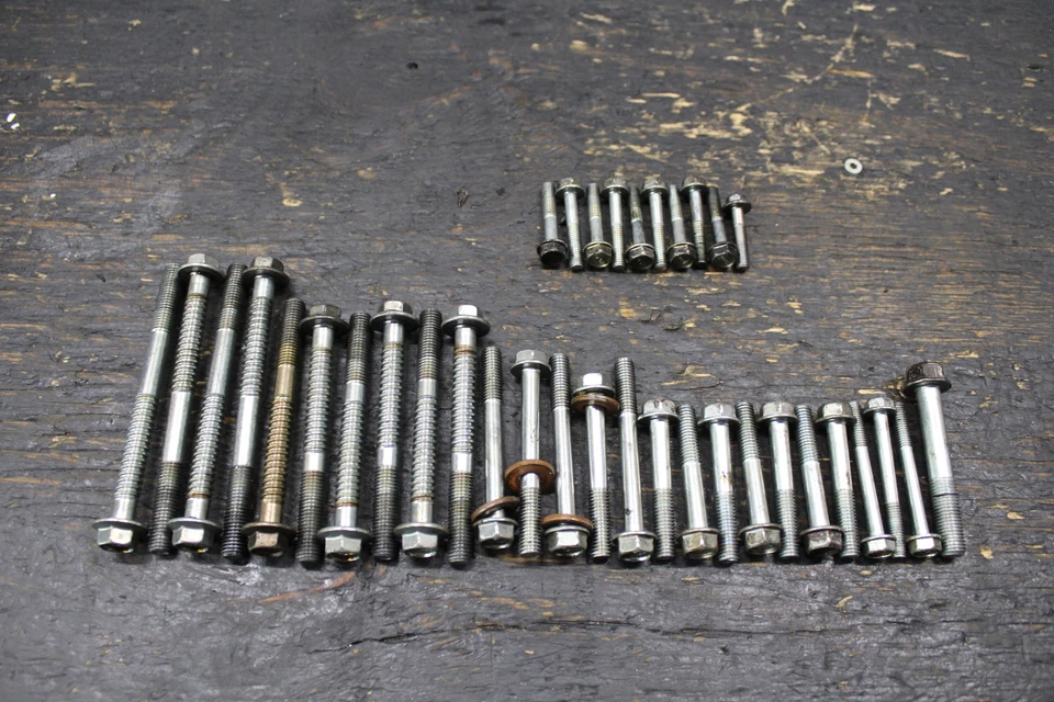 Honda CBR954RR CBR 954 2002 2003 OEM cárter perno herrajes juego tornillos estuche Foto 1 de 1