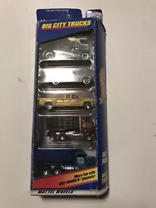 Mattel Hot Wheels 1998 ""Big City Trucks"" nuevo en caja paquete de 5 #25364 - Imagen 1 de 12