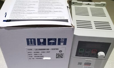 One New LS LSLV0008M100-1EOFNA Inverter LSLV0008M1001EOFNA Expedited Shipping - Image 1 of 4