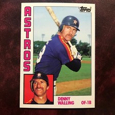 1984 Topps TIFFANY Set DENNY WALLING #36 HOUSTON ASTROS - NM/MINT+ *HIGH GRADE*
