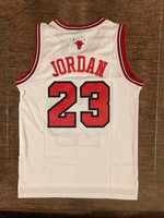 Men's / Youth Michael Jordan #23 Chicago Bulls Throwback Swingman WHITE jersey