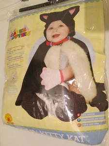 Lil' Kitty Kat Caped Cuties Halloween Costume Infant Size 1-2 Rubies - Picture 1 of 4