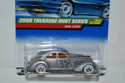Hot Wheel 1:64 Treasure Hunt TH 2000 1936 Cord White Walls - Image 1 of 3