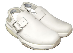MBT Imara Rocker Clog Mules Womans US 6.5 White Sling Back Professional Shoes