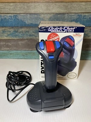 Quickshot NES Joystick Python 2 Nintendo System Controller w/ Box QS130NL - Image 1 of 4