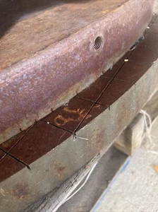 SPEEDFAM 16B Double Sided Lapping Plates 44” Diameter 80% Life Cast Iron - Picture 1 of 4