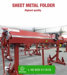 Sheet Metal Folder, Bending Brake, Bender RED PLUS 2200mm/0.8mm FOOT OPENING - Picture 1 of 12