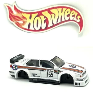 Loose Hot Wheels Premium Alfa Romeo 155 V6 Ti (white) - *DONOR BODY-NO WHEELS* - Picture 1 of 3
