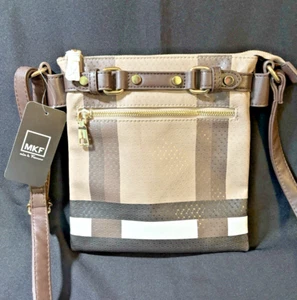 Crossbody Purse MKF Collection by Mia K. Vegan Leather Retired Pattern NEW - Picture 1 of 8