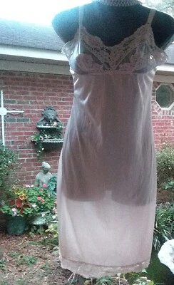 De colección Años 60 70 Bradley Dupont Antron III Beige Encaje Completo Slip Talla 34 EE. UU. 🇺🇸 Foto 1 de 4