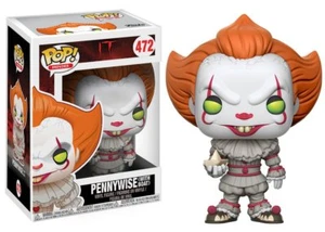 Funko Stephen King's IT Pennywise Clown w/ Boat Pop! Vinyl Figure YELLOW EYES - Picture 1 of 11