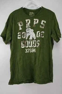 PRPS Mens Green Graphic Short Sleeve T-Shirt Size XL - Picture 1 of 3