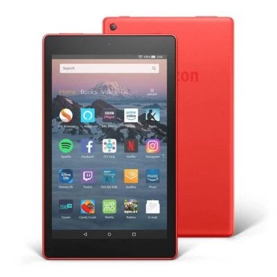 Amazon Kindle Fire HD 8 Tablet 16GB (7th Gen) 1.5gb 1.3Ghz WiFi SX034QT Orange - Image 1 of 4